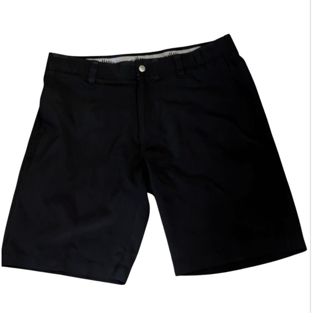 Callaway Opti-Dri Active Waistband Flat Front Golf Shorts Black, Men's Size 33
